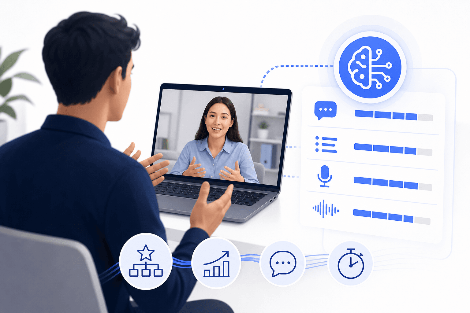 AI Feedback on Video Interview Answers: How It Works and What It Actually Scores